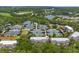 Aerial view of the community, showcasing tennis courts, lush landscaping, and a serene pond, highlighting the property's location at 1627 Live Oak Park, Seabrook Island, SC 29455