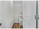 Walk in closet with white wire shelving at 183 Calm Water Way, Summerville, SC 29486