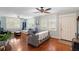 Inviting living space featuring hardwood floors and natural light at 19 Avondale Ave, Charleston, SC 29407