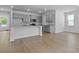 Modern kitchen with granite countertops, stainless steel appliances, and a center island at 222 Seele St, Summerville, SC 29485