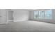 Open living space with carpet flooring, neutral walls, multiple windows, and an open doorway at 226 Seele St, Summerville, SC 29485