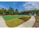 Outdoor basketball court with well maintained surface, surrounded by greenery and trees at 2301 N Creek Dr, Mount Pleasant, SC 29466