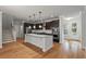 Modern kitchen featuring a center island, stainless steel appliances, and an open layout at 2688 Jacana Ct, Mount Pleasant, SC 29466