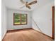 Bedroom showcasing light and bright atmosphere, wooden floors and trim at 2708 Mawood Ave, North Charleston, SC 29406