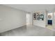 Spacious bedroom with plush carpet, art, and ensuite bathroom access at 291 Sea Cloud Cir, Edisto Beach, SC 29438