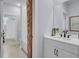 Bright bathroom features a double vanity with storage and modern fixtures at 3041 Robeson Trce, Johns Island, SC 29455