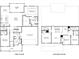 Detailed floor plan showcasing the layout of the first and second floors of the home at 422 Radiant Blue Way, Summerville, SC 29486