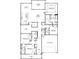 Detailed floor plan showcasing the layout of this home, including bedrooms, living spaces, and garage at 424 Radiant Blue Way, Summerville, SC 29486