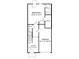 Detailed first-floor floorplan showcasing the foyer, bedroom, garage, and bathroom at 477 Caledon Ct, Johns Island, SC 29455