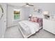 Calm bedroom with ample natural light, mirrored wall art, and stylish decor at 724 Meadowbrook Ln, Summerville, SC 29486