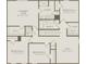 Second floor plan featuring four bedrooms and a loft at 724 Meadowbrook Ln, Summerville, SC 29486