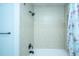 Classic shower with floral curtain at 881 Evans Rd, Charleston, SC 29412