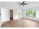 Large main bedroom featuring a walk-in closet and natural light at 1076 Williams Rd, Charleston, SC 29412