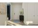 Bright entryway with wood floors, a stylish console table, and modern decor at 1130 Darling St, Summerville, SC 29485