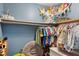 Closet showcasing storage for clothing, toys, and baby accessories at 1166 Julian Clark Rd, Charleston, SC 29412