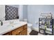 Bathroom with single sink, vanity, toilet, and a shower and bathtub combination at 172 Cotillion Cresent Cres, Summerville, SC 29483
