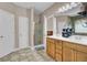 Bathroom featuring double vanity, shower, and neutral walls at 172 Cotillion Cresent Cres, Summerville, SC 29483