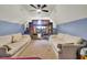 Spacious upstairs bonus room featuring neutral carpet, tv, and ceiling fan at 172 Cotillion Cresent Cres, Summerville, SC 29483