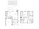 Detailed floor plan showcasing the layout of the home, including the kitchen, living room, bedrooms, and bathrooms at 1825 Crossbill Trl, Hanahan, SC 29410