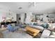 Bright and airy living space with a blend of modern furniture and decor, and an open layout at 1825 Crossbill Trl, Hanahan, SC 29410