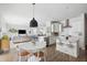 Open concept living space featuring kitchen, dining area, and living room at 1825 Crossbill Trl, Hanahan, SC 29410