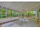 Relaxing screened porch offering an outdoor seating area and views of the backyard at 202 Hunt Club Dr, Summerville, SC 29485