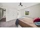 Cozy bedroom with a ceiling fan and large closet space at 2152 Pentland Dr, Charleston, SC 29412