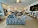 Open concept living space with kitchen, dining and living room at 2221 Generals St, Charleston, SC 29492