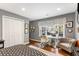 Bedroom showcasing an office space with white furniture and a cozy chair at 2500 The Bent Twig, Seabrook Island, SC 29455