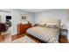 Comfortable bedroom with hardwood floors and neutral decor at 2500 The Bent Twig, Seabrook Island, SC 29455