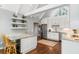 Well-appointed kitchen with stainless steel appliances, ample storage, and hardwood flooring at 2500 The Bent Twig, Seabrook Island, SC 29455