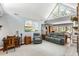 Spacious living room with vaulted ceilings, a large rug, and ample natural light at 2500 The Bent Twig, Seabrook Island, SC 29455