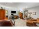 Functional home office with built-in storage and a view of the outdoors at 2500 The Bent Twig, Seabrook Island, SC 29455