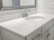 Close up of a bathroom vanity with a modern faucet and a clean, bright countertop at 256 Fiddleback Dr, Summerville, SC 29486