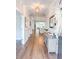Inviting entryway with hardwood floors and stylish decor at 256 Fiddleback Dr, Summerville, SC 29486
