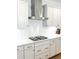 Beautiful kitchen featuring quartz countertops, a gas range, and sleek, modern cabinetry at 256 Fiddleback Dr, Summerville, SC 29486