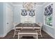 Traditional dining area with chandelier and table with seating at 2734 Battle Trail Dr, Johns Island, SC 29455