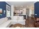 Open floor plan combines living room, kitchen, and dining room at 2734 Battle Trail Dr, Johns Island, SC 29455