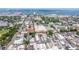 Charleston SC aerial showcasing city architecture near waterfront, with building surrounded by greenery at 338 King St # C, Charleston, SC 29401