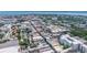 Charleston, SC aerial view highlighting cityscape, with building among historical structures and trees at 338 King St # C, Charleston, SC 29401