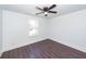Bright bedroom featuring luxury vinyl plank flooring and a ceiling fan at 405 Simmons Ave, Summerville, SC 29483