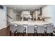 Spacious kitchen with a large island, white cabinets, and stainless steel appliances at 415 True North Trail, Summerville, SC 29486