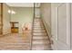 Open living space with staircase, high ceilings, and access to other rooms, showcasing the home's layout at 4606 Moss Ct, North Charleston, SC 29420