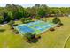 Aerial view of new community pickleball courts at The Plantation at Stono Ferry in South Carolina at 5195 Forest Oaks Dr, Hollywood, SC 29449