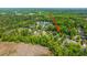 An aerial view of the neighborhood shows a well maintained community at 5442 Clearview Dr, North Charleston, SC 29420