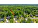 An aerial view highlighting the property's location among lush greenery at 5442 Clearview Dr, North Charleston, SC 29420
