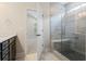 Luxurious bathroom featuring a walk-in shower with glass enclosure at 769 Maynard Ln, Summerville, SC 29486