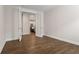 Home office with hardwood flooring and easy access to the kitchen area at 769 Maynard Ln, Summerville, SC 29486