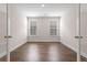 Office space with hardwood flooring, natural light and double doors at 769 Maynard Ln, Summerville, SC 29486