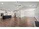 Spacious open floorplan with a modern kitchen, dining area, and living room with fireplace at 769 Maynard Ln, Summerville, SC 29486